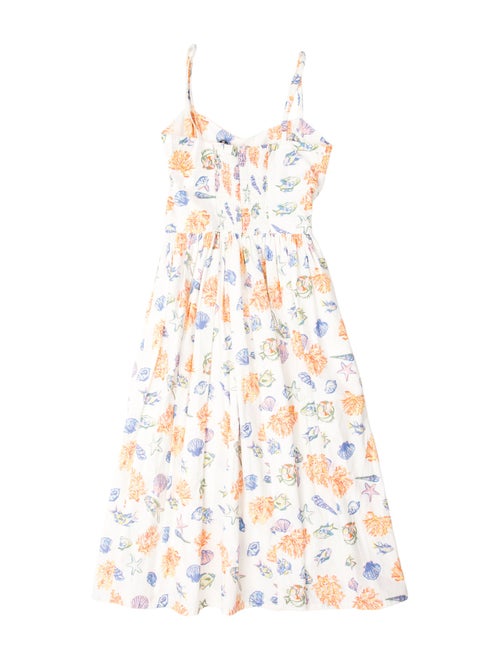 Ciao Lucia Floral Print Midi Length Dress