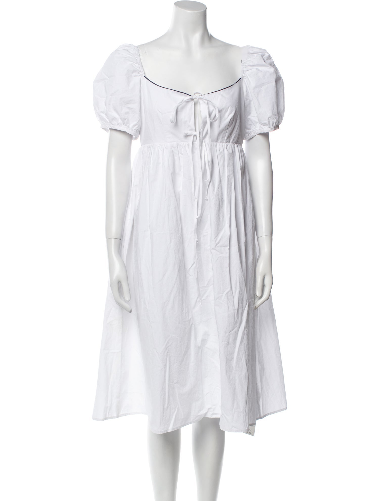 Ciao Lucia Square Neckline Knee-Length Dress