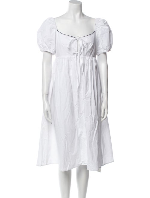 Ciao Lucia Square Neckline Knee-Length Dress