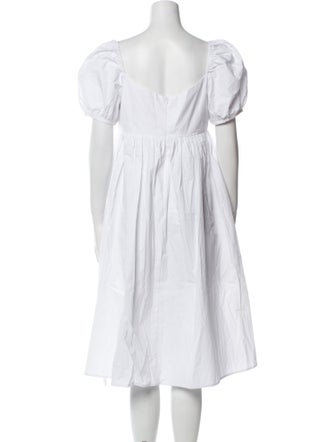 Ciao Lucia Square Neckline Knee-Length Dress