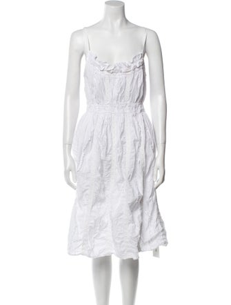 Ciao Lucia Square Neckline Midi Length Dress