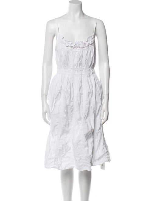 Ciao Lucia Square Neckline Midi Length Dress