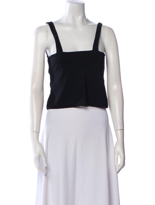 Ciao Lucia Square Neckline Sleeveless Crop Top