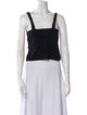 Ciao Lucia Square Neckline Sleeveless Crop Top