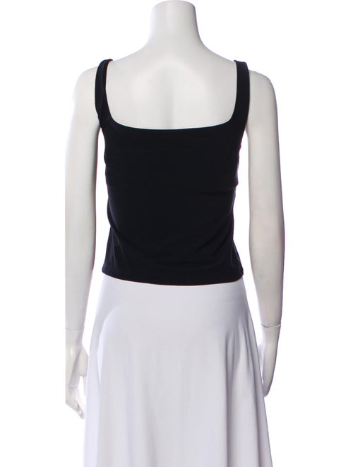 Ciao Lucia Square Neckline Sleeveless Crop Top