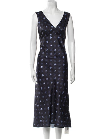 Ciao Lucia Floral Print Long Dress