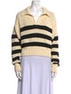 Ciao Lucia Striped V-Neck Sweater