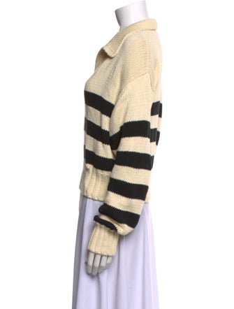 Ciao Lucia Striped V-Neck Sweater