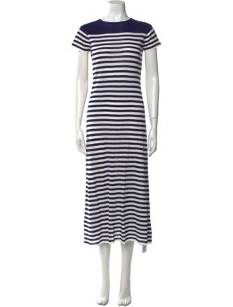 Ciao Lucia Striped Midi Length Dress