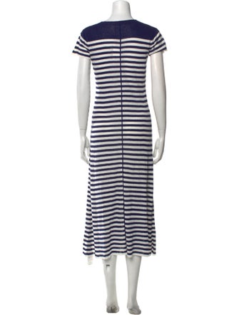 Ciao Lucia Striped Midi Length Dress