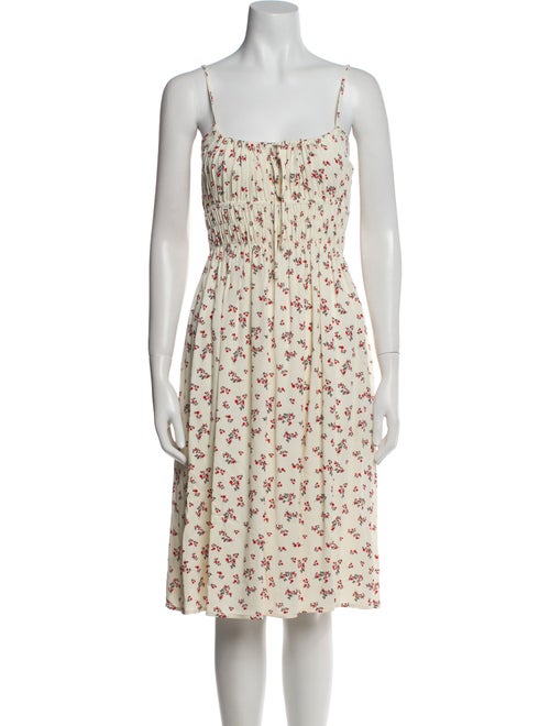 Ciao Lucia Floral Print Midi Length Dress