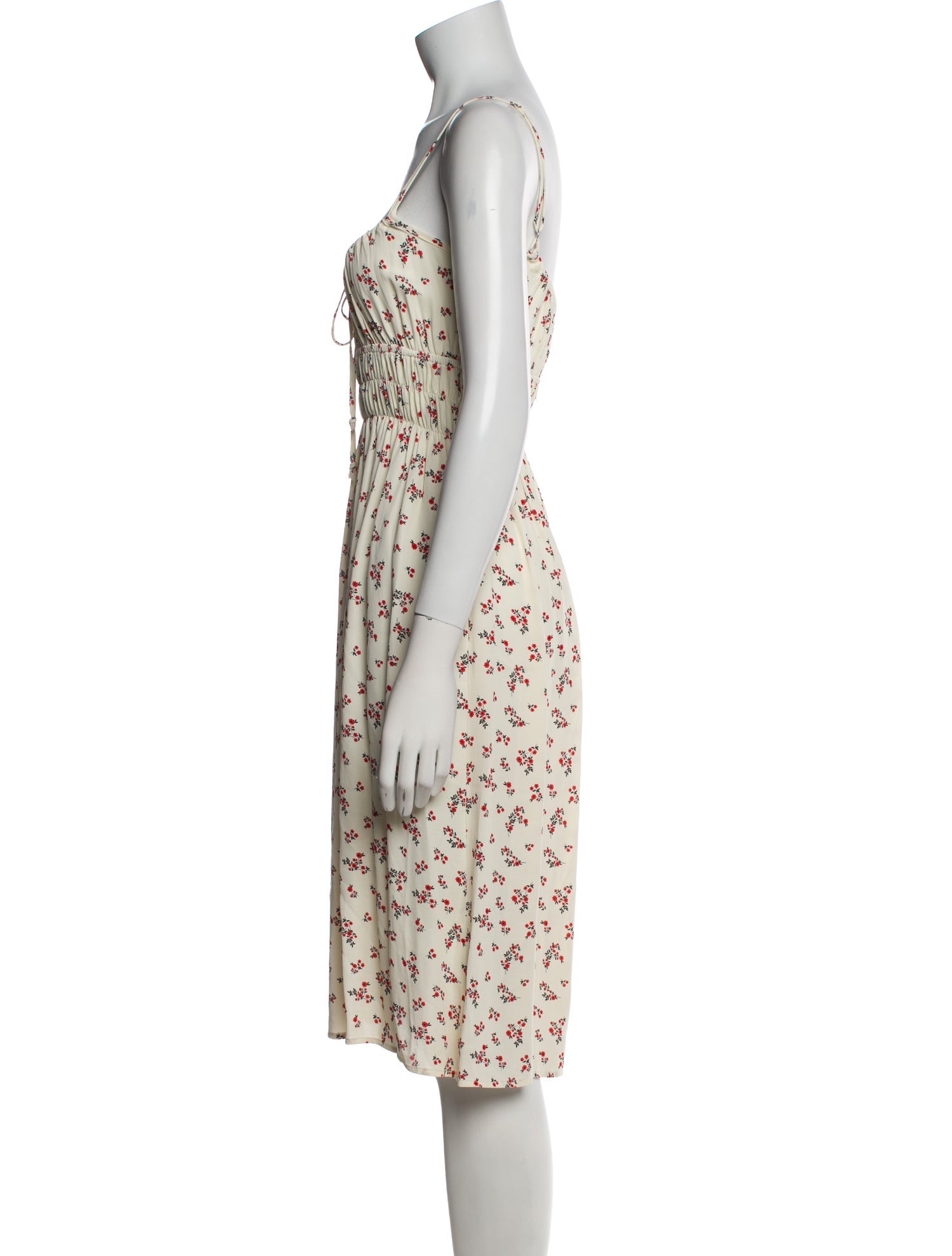 Ciao Lucia Floral Print Midi Length Dress