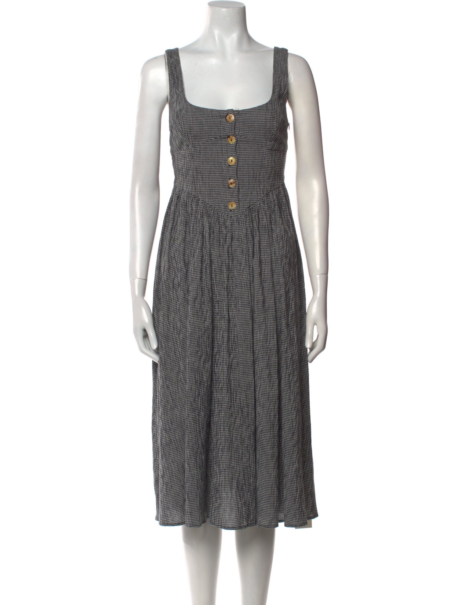 Ciao Lucia Striped Midi Length Dress