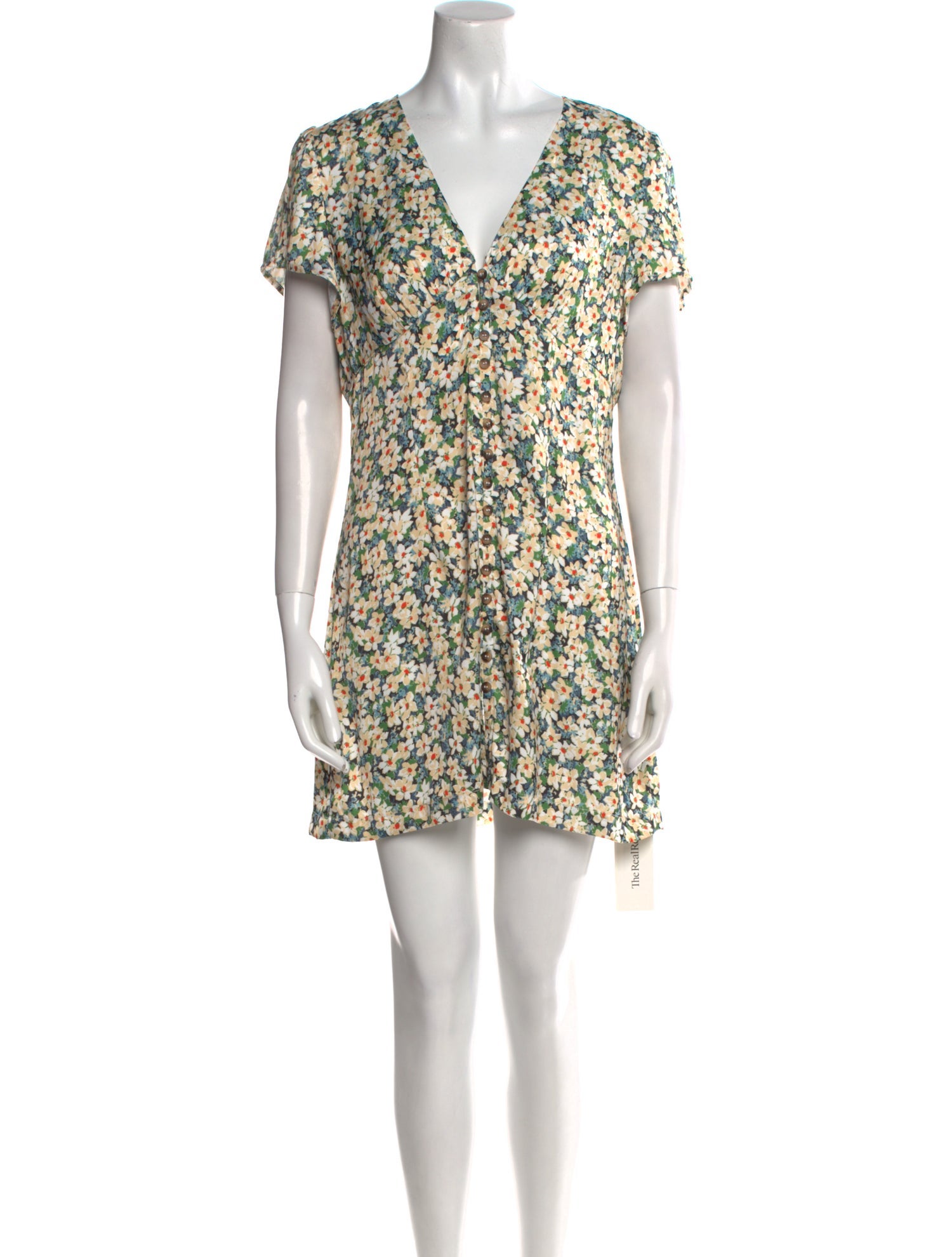 Ciao Lucia Floral Print Mini Dress w/ Tags
