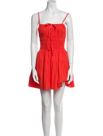 Ciao Lucia Square Neckline Mini Dress