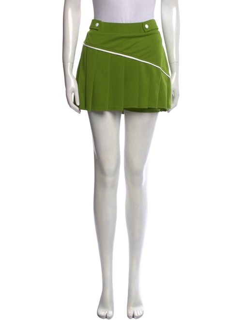 Ciao Lucia Pleated Accents Mini Skirt