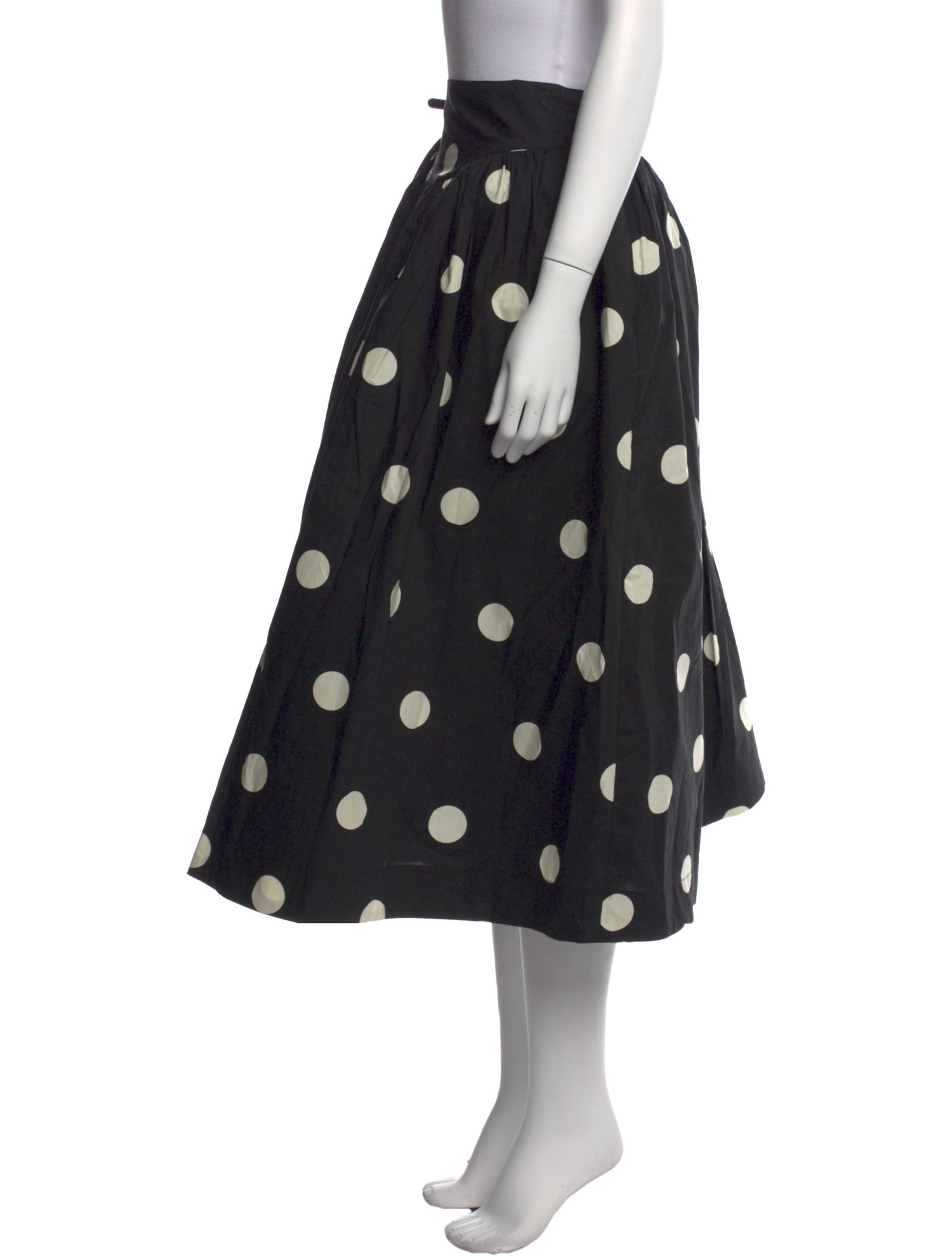Ciao Lucia Polka Dot Print Midi Length Skirt