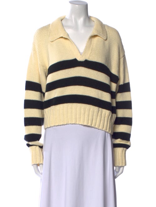 Ciao Lucia Striped V-Neck Sweater