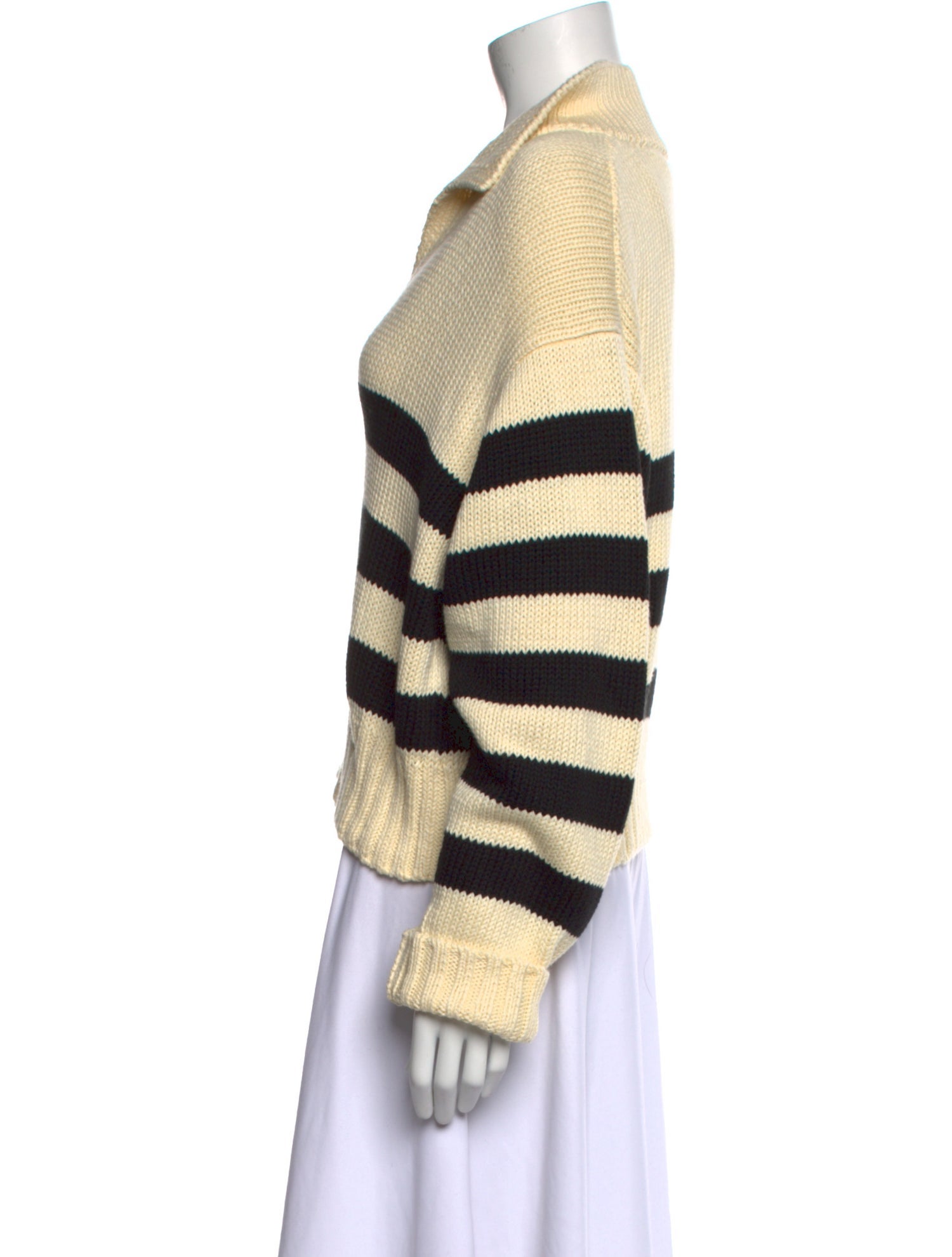 Ciao Lucia Striped V-Neck Sweater