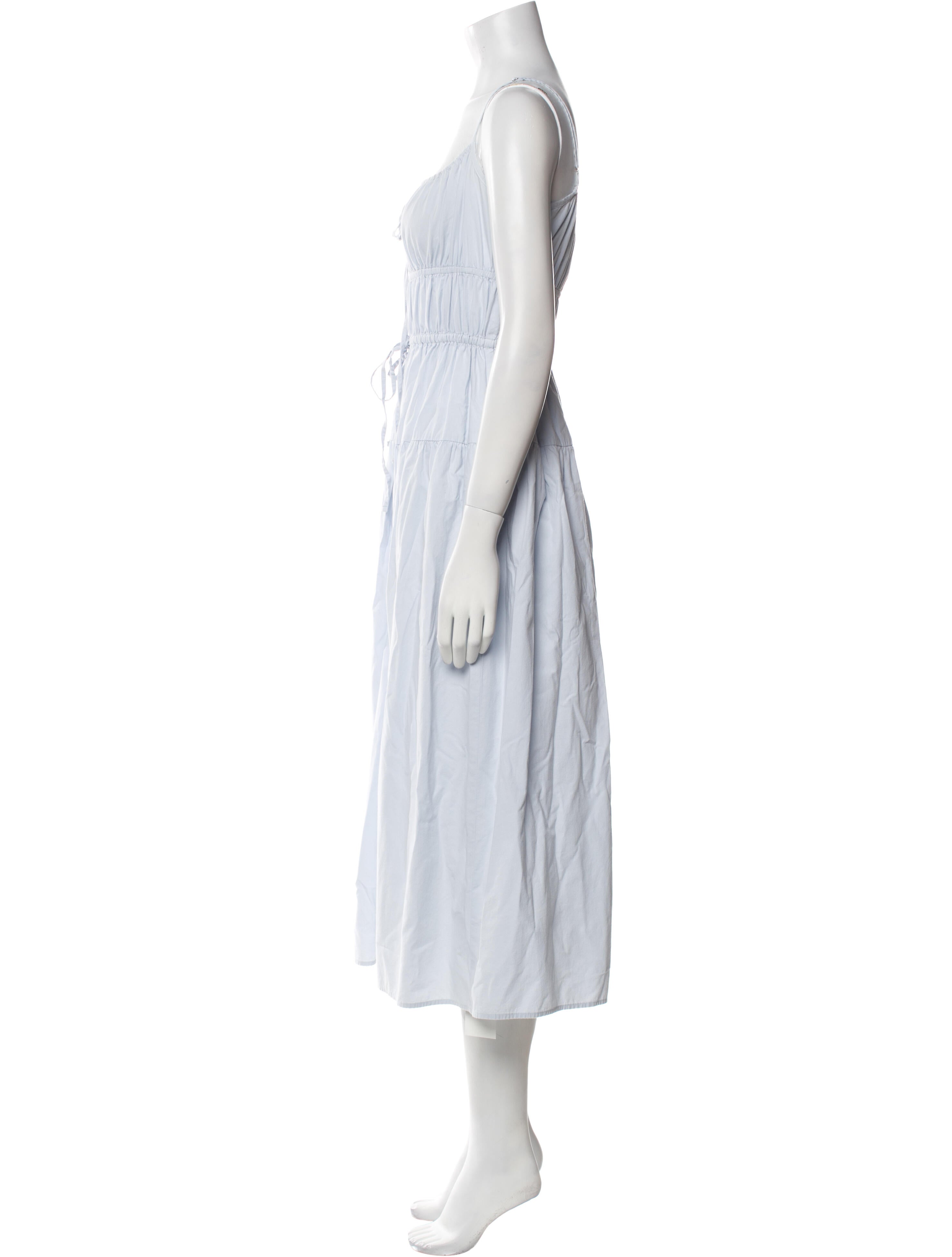 Ciao Lucia Square Neckline Midi Length Dress