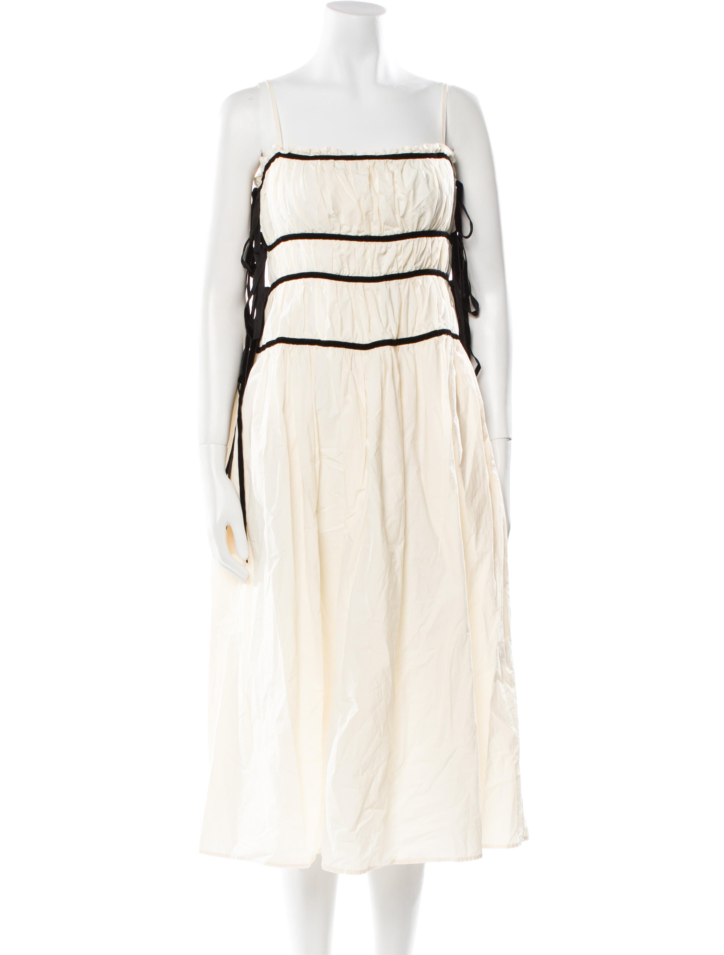 Ciao Lucia Square Neckline Midi Length Dress