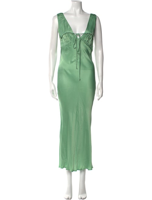 Ciao Lucia Square Neckline Long Dress