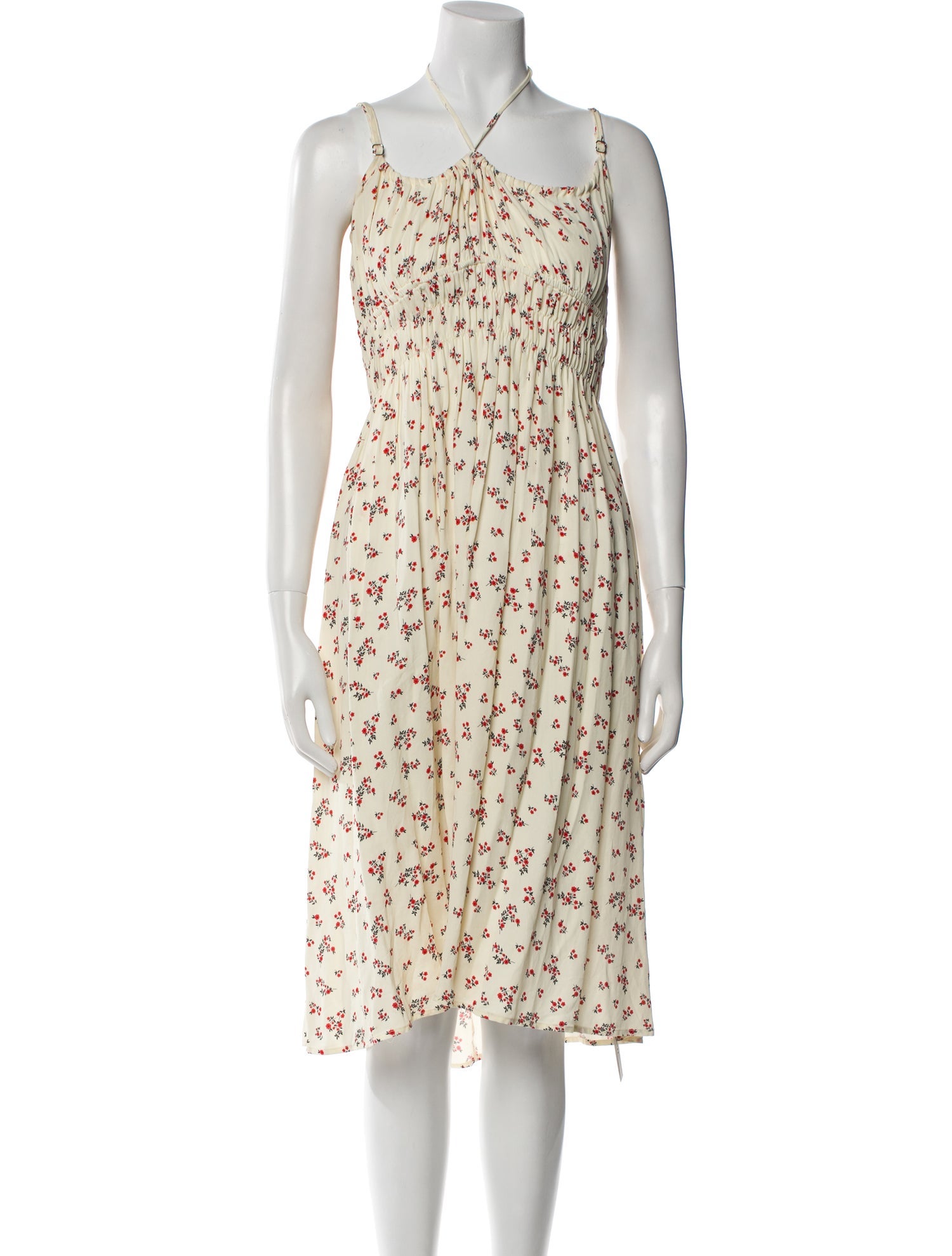 Ciao Lucia Floral Print Midi Length Dress