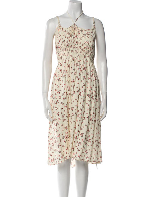 Ciao Lucia Floral Print Midi Length Dress