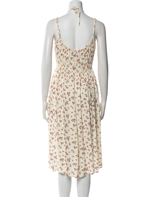 Ciao Lucia Floral Print Midi Length Dress