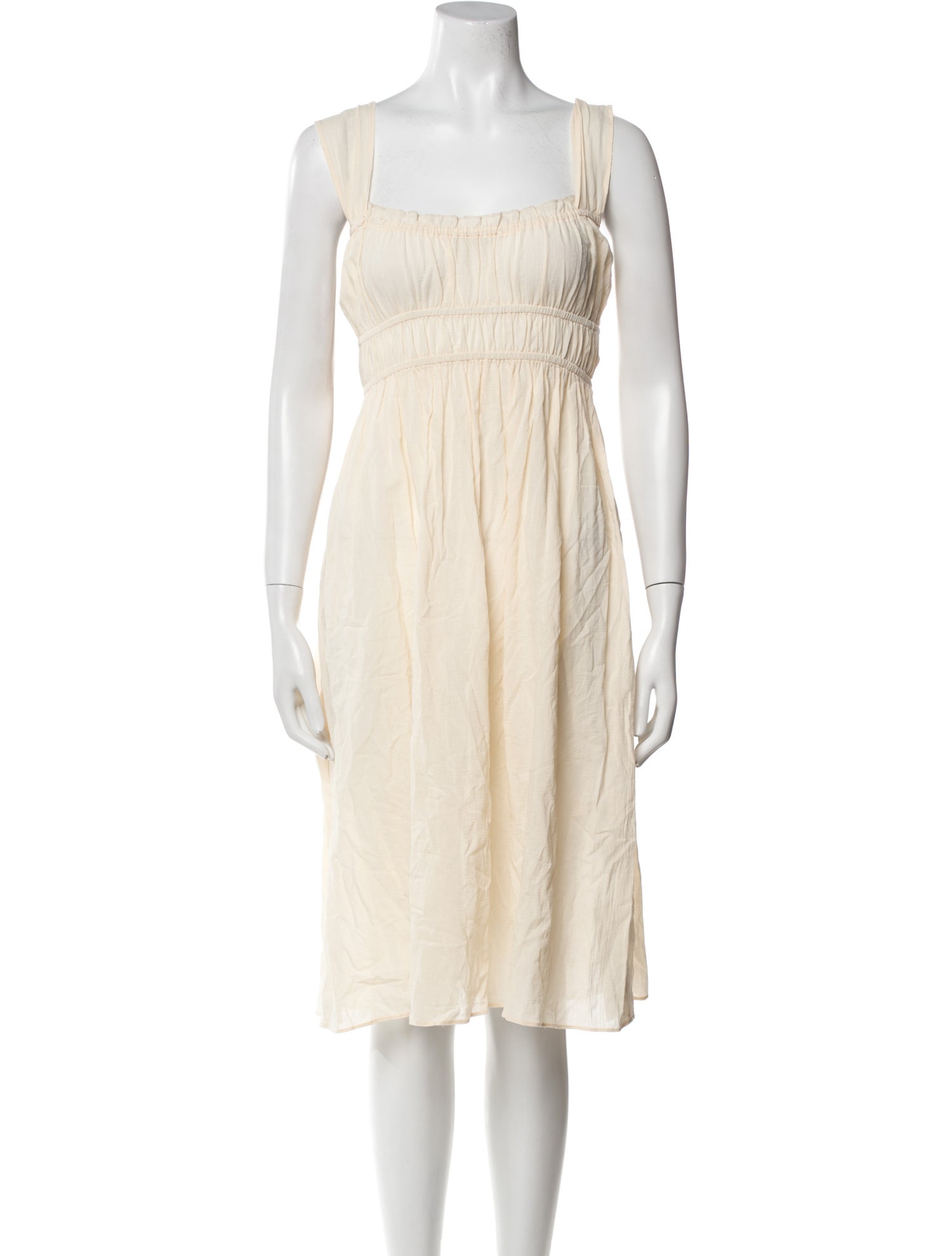 Ciao Lucia Square Neckline Knee-Length Dress