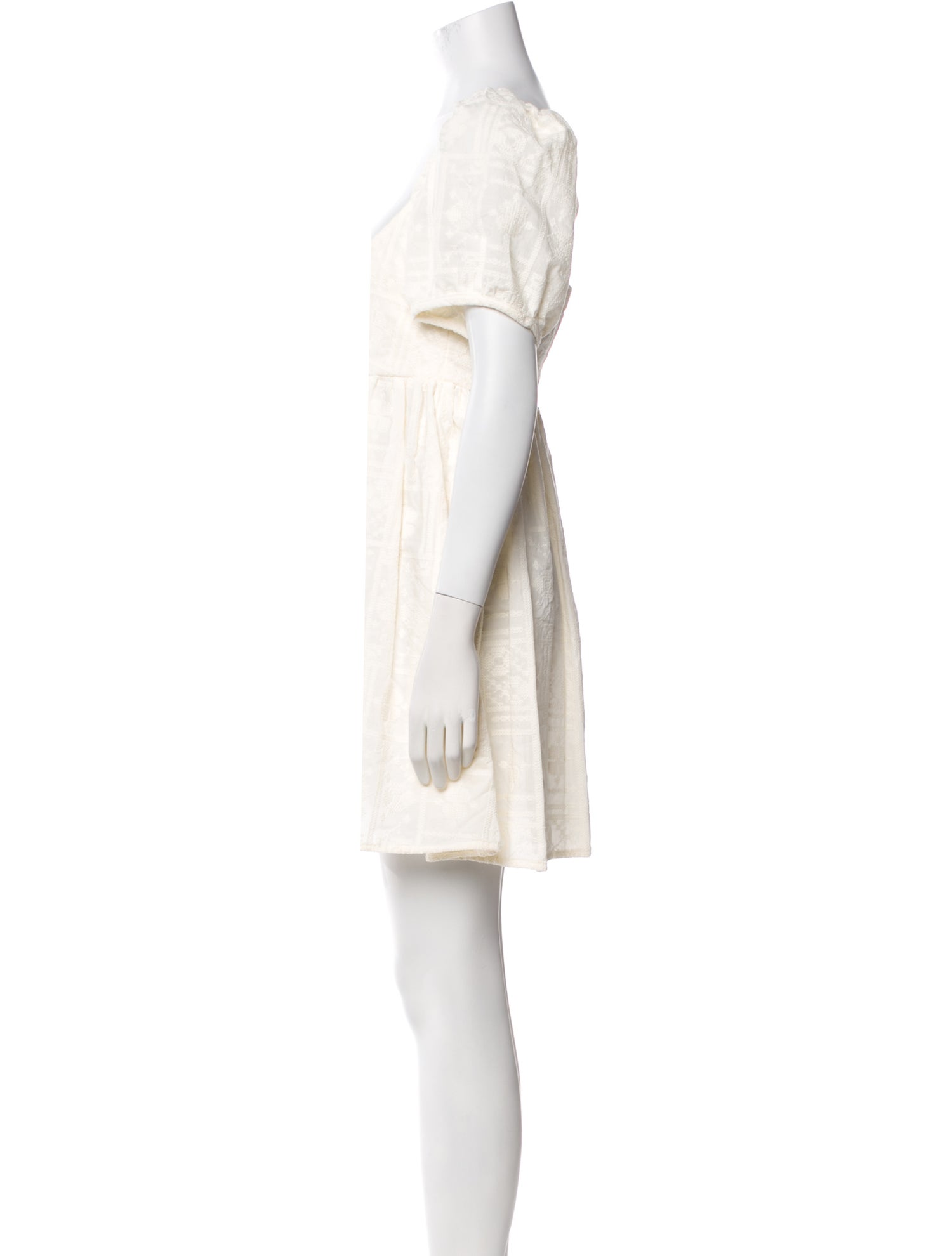 Ciao Lucia Square Neckline Mini Dress