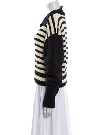Ciao Lucia Striped V-Neck Sweater