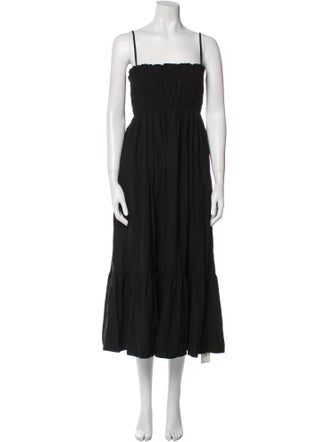 Ciao Lucia Square Neckline Midi Length Dress