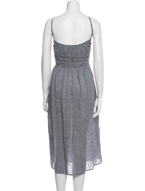 Ciao Lucia Houndstooth Print Midi Length Dress