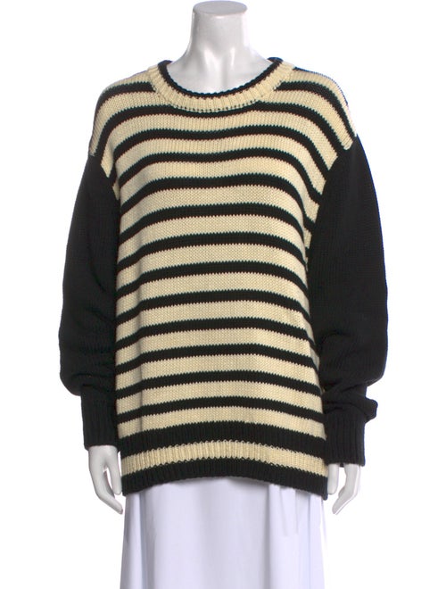 Ciao Lucia Striped Scoop Neck Sweater
