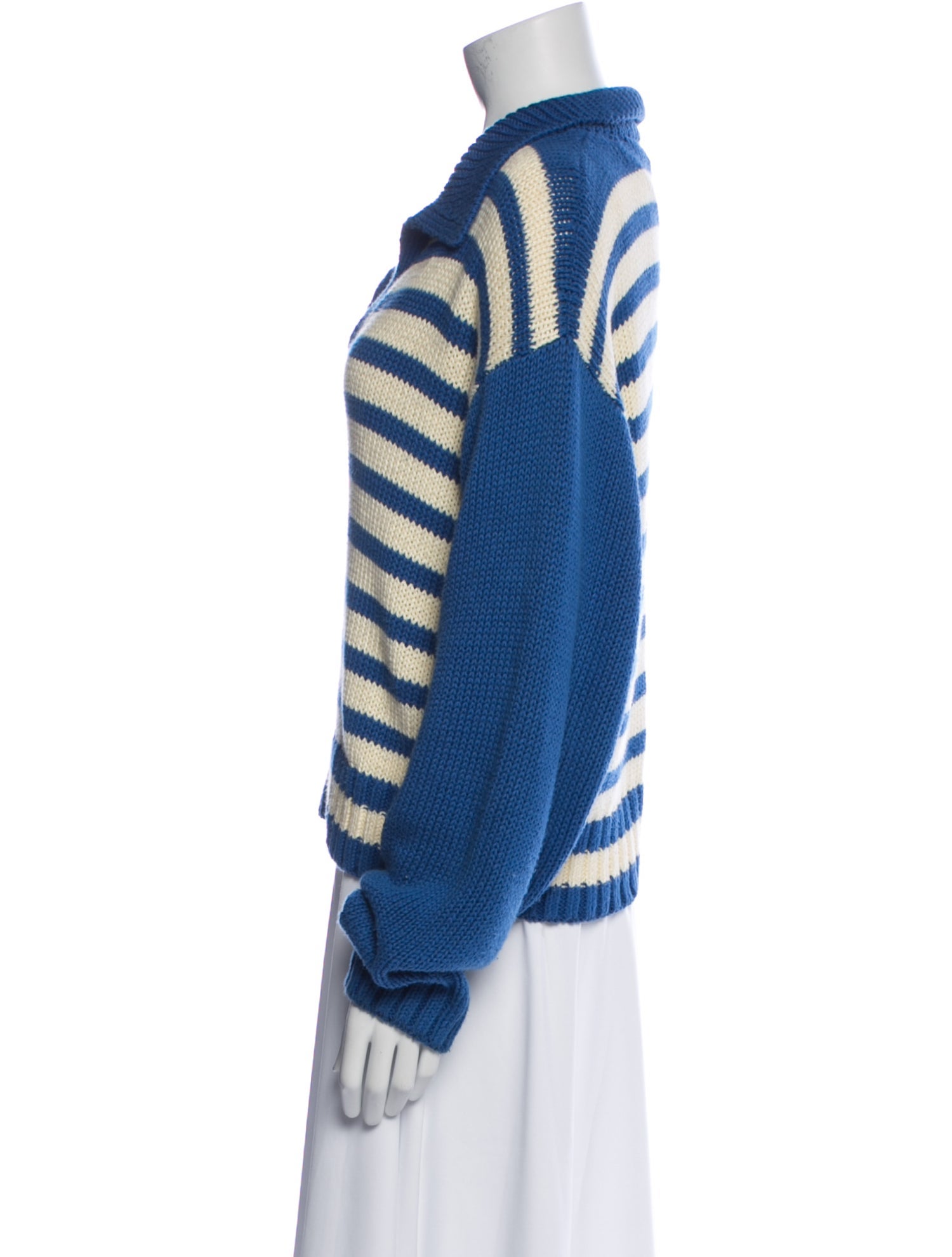 Ciao Lucia Striped V-Neck Sweater