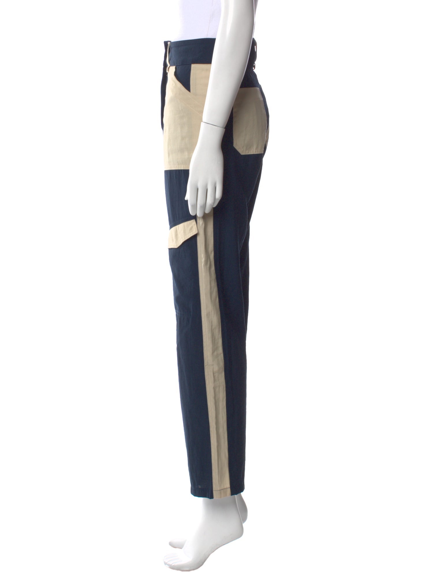 Ciao Lucia Colorblock Pattern Straight Leg Pants