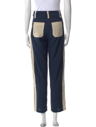 Ciao Lucia Colorblock Pattern Straight Leg Pants