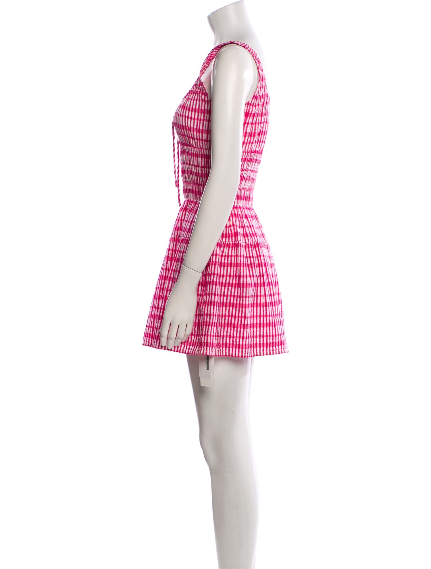 Ciao Lucia Plaid Print Mini Dress w/ Tags