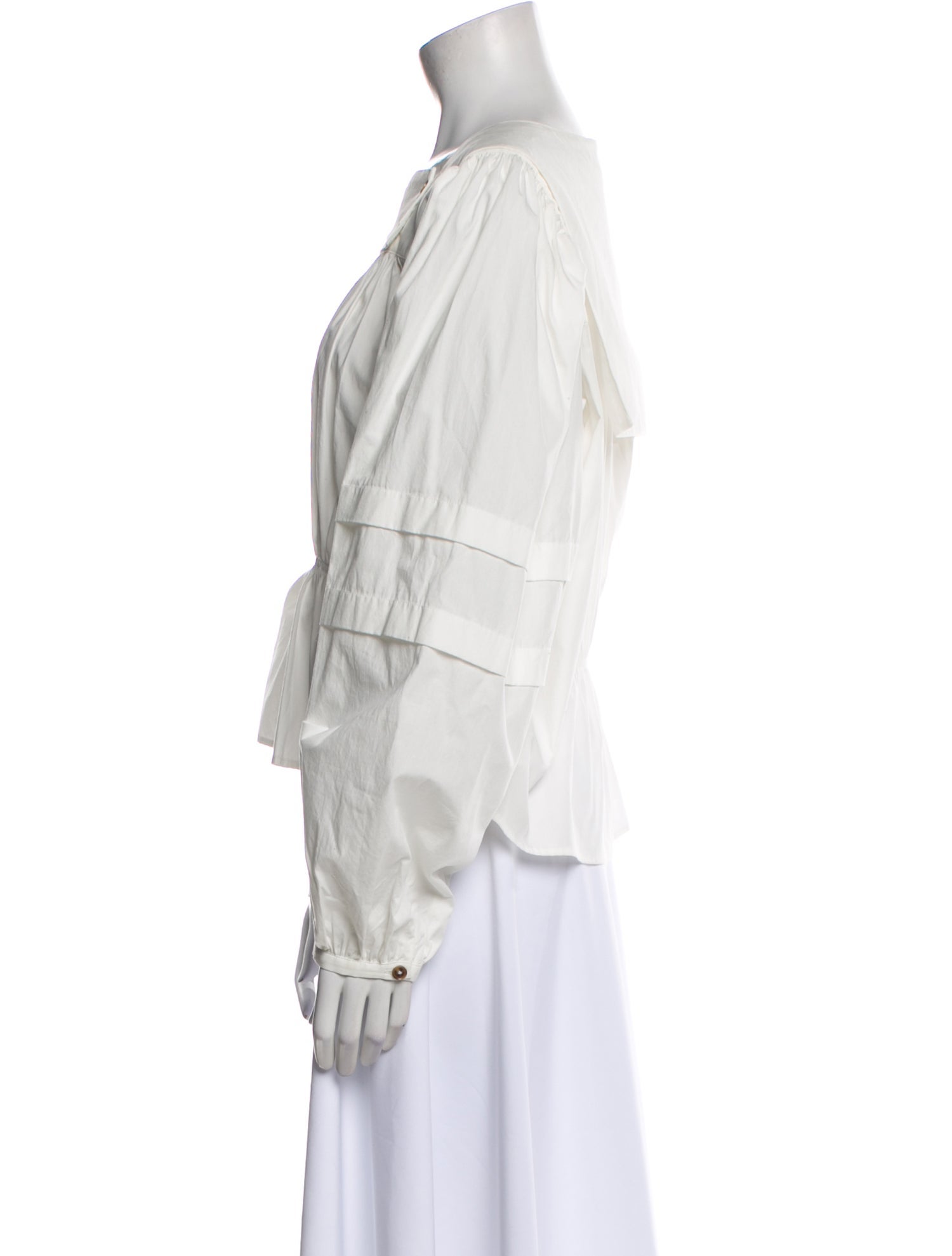 Ciao Lucia Square Neckline Long Sleeve Blouse