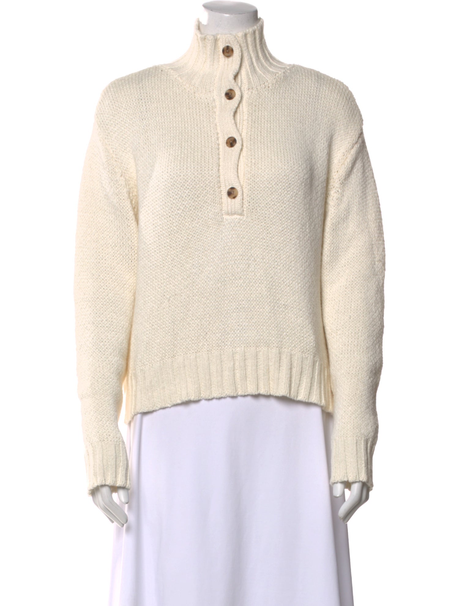 Ciao Lucia Mock Neck Sweater