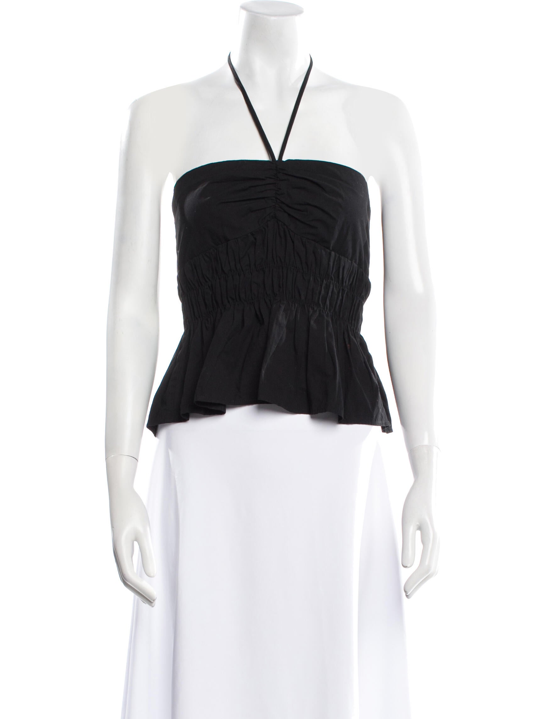Ciao Lucia Halterneck Sleeveless Crop Top