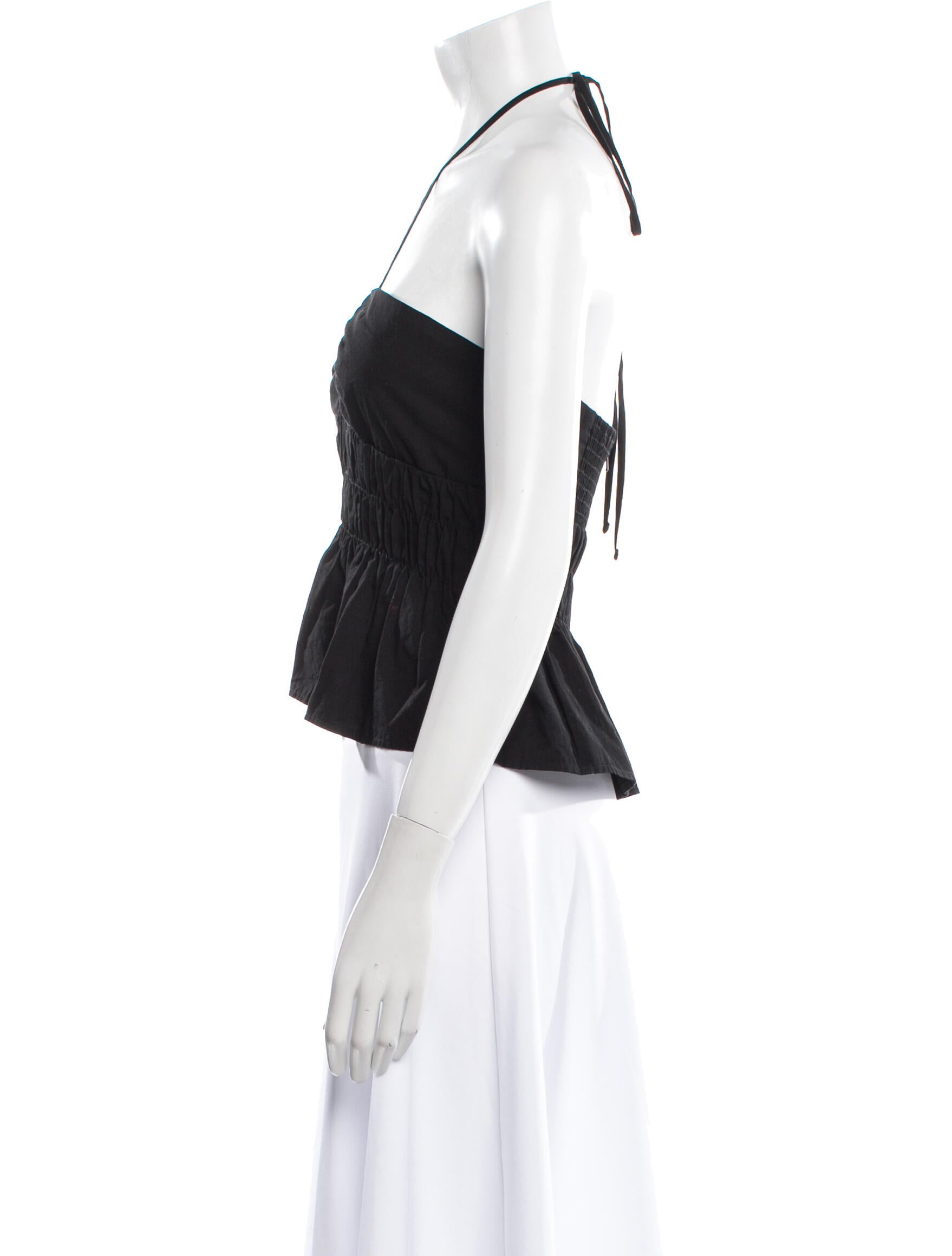 Ciao Lucia Halterneck Sleeveless Crop Top