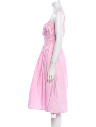 Ciao Lucia Square Neckline Midi Length Dress