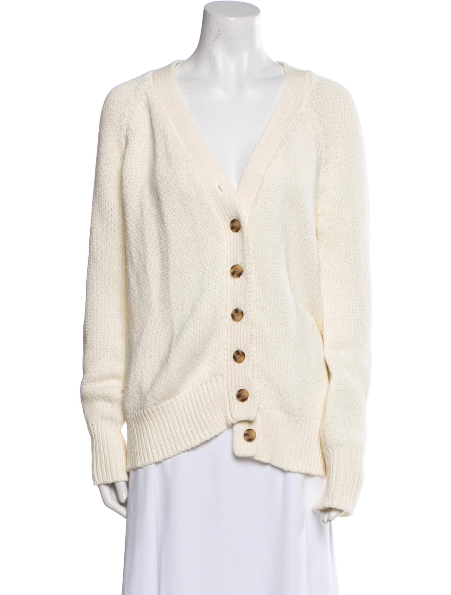 Ciao Lucia Supima Cotton V-Neck Sweater