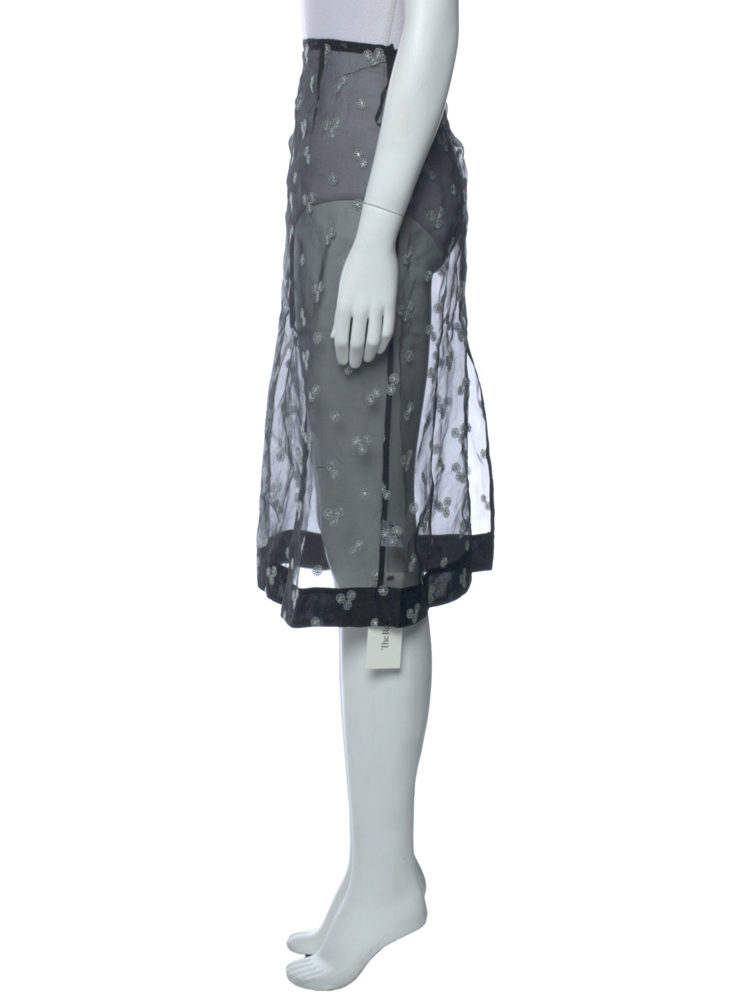 Ciao Lucia Silk Knee-Length Skirt