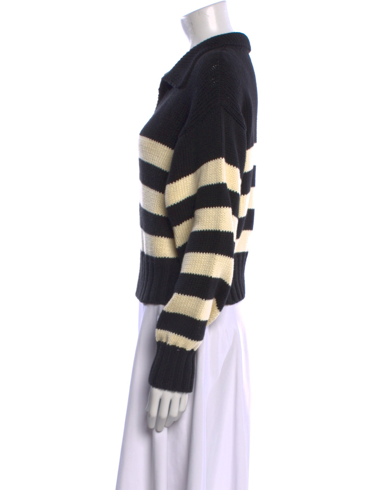 Ciao Lucia Striped V-Neck Sweater