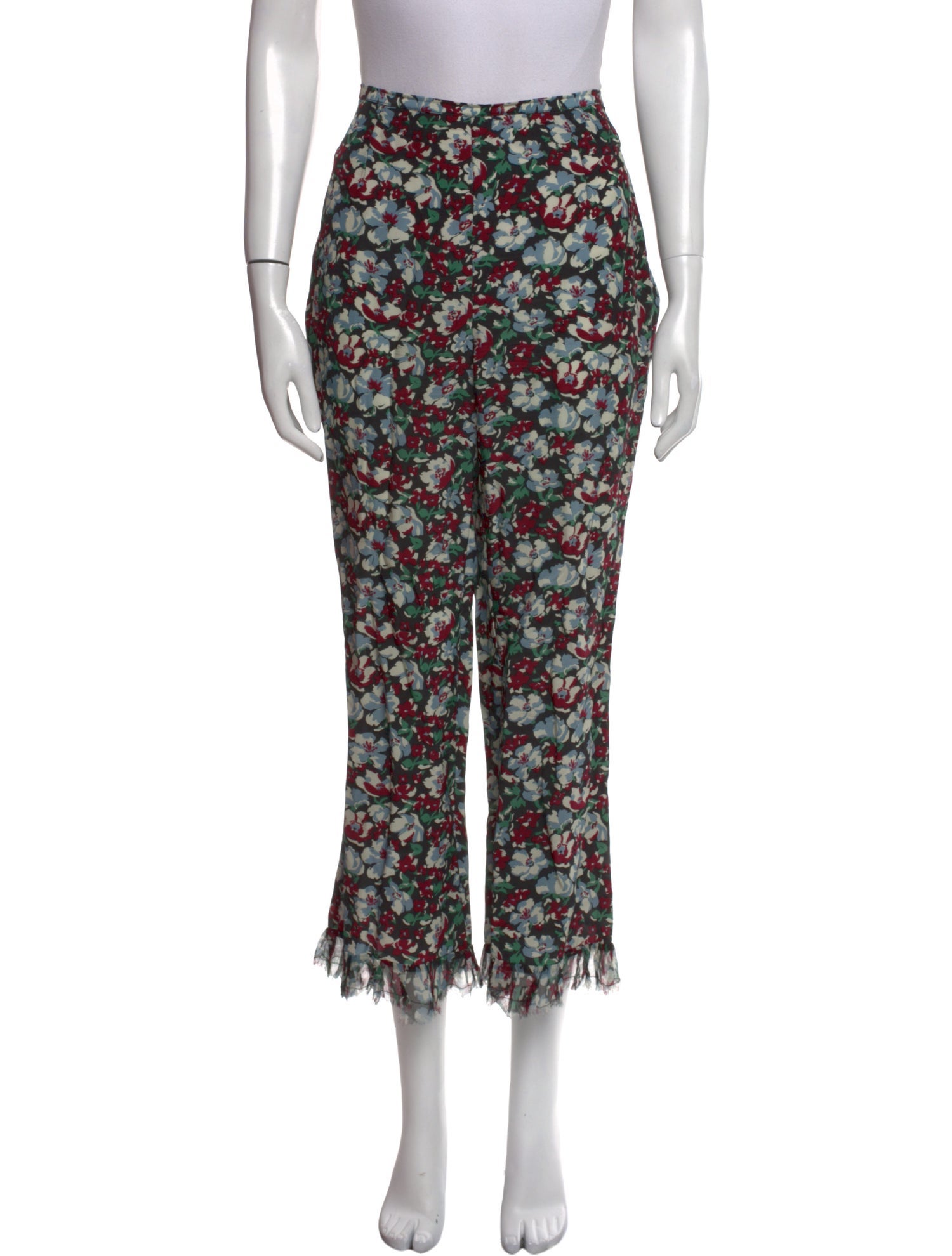 Ciao Lucia Floral Print Straight Leg Pants