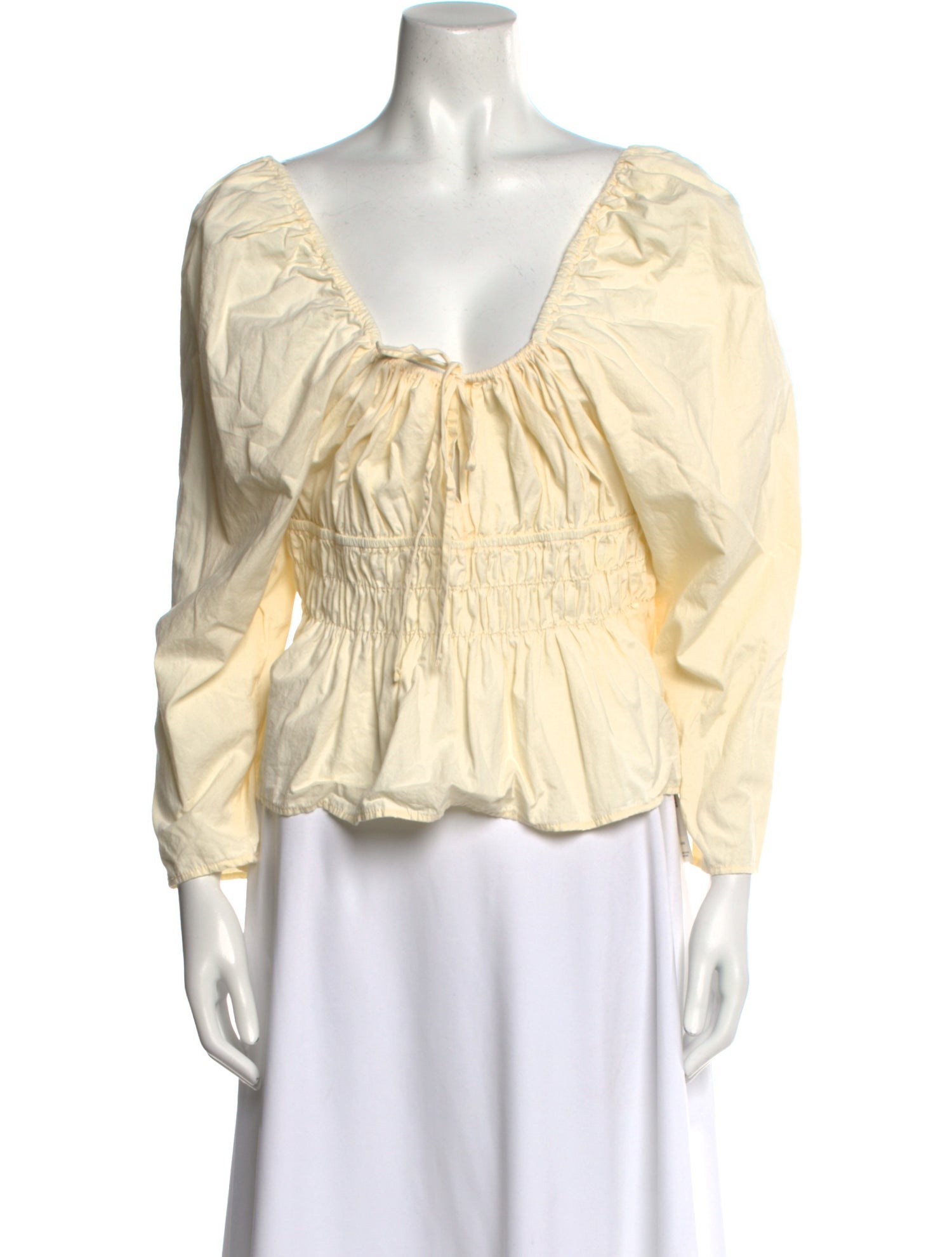 Ciao Lucia V-Neck Three-Quarter Sleeve Blouse