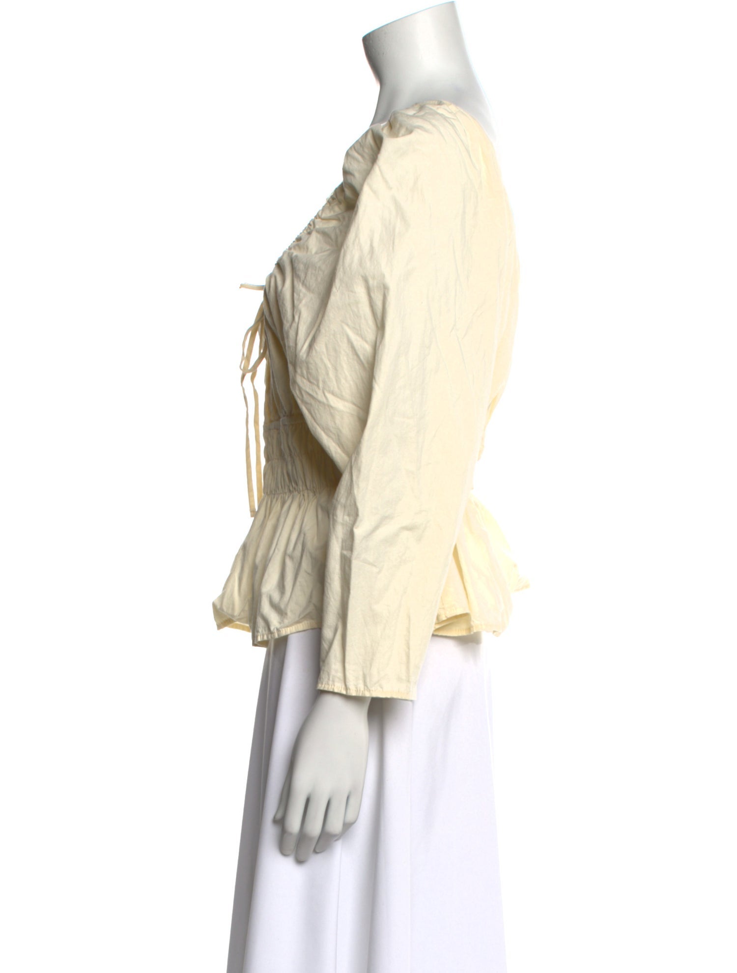 Ciao Lucia V-Neck Three-Quarter Sleeve Blouse